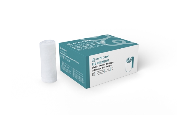 evercare® Elastic fixation bandage Fix Premium, 8cmx4m elastic bulk - evercare® - 1