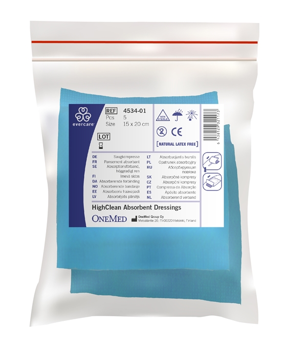 evercare® Optimia Absorbent dressing, 15X20cm non sterile - evercare® - 1