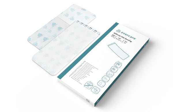 evercare® Adhesive film dressing, sterile, 10x25cm sterile - evercare® - 1