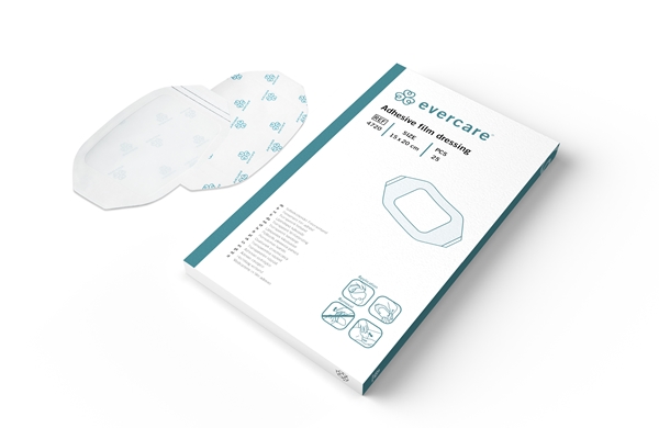 evercare® Adhesive film dressing, sterile, 15x20cm sterile - evercare® - 1