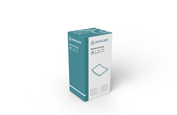 evercare® Absorbent dressing, sterile, 10x10cm 1pc Sterile - evercare® - 2