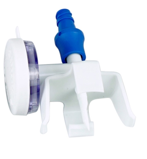 Mixing adapter ChemoClave, w cap f neck width 32mm - ICU Medical - 2