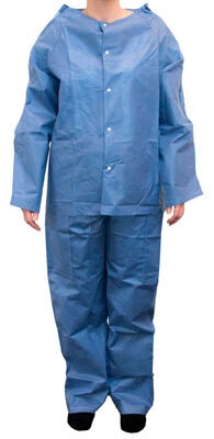 evercare® Patient shirt, size XXL blue - evercare®