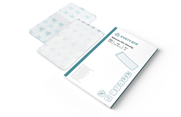 evercare® Adhesive film dressing, sterile, 20x30cm sterile - evercare® - 1