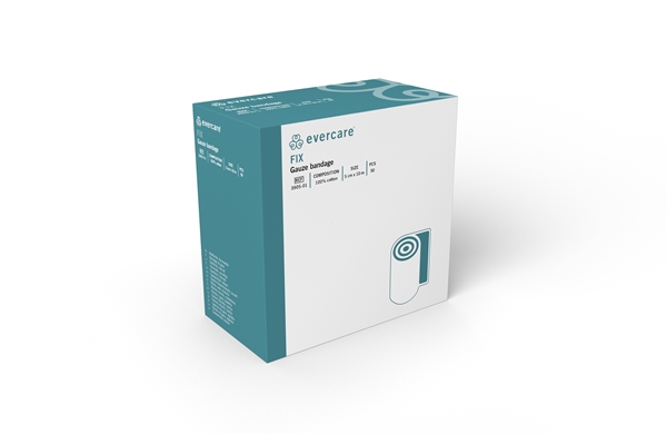 evercare® Gauze bandage Fix, 5cmx10m cotton non-elastic - evercare® - 2