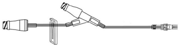 Extension set MicroClave Clear, 2w 16cm Clamp - ICU Medical - 2