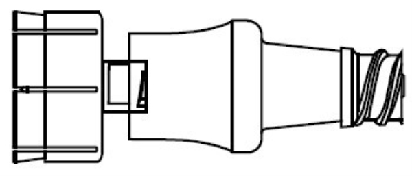 Mixing adapter ChemoClave, neck width 13mm non-vented - ICU Medical - 3