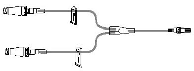 Extension set MicroClave, 2w 24cm Clamp - ICU Medical - 2