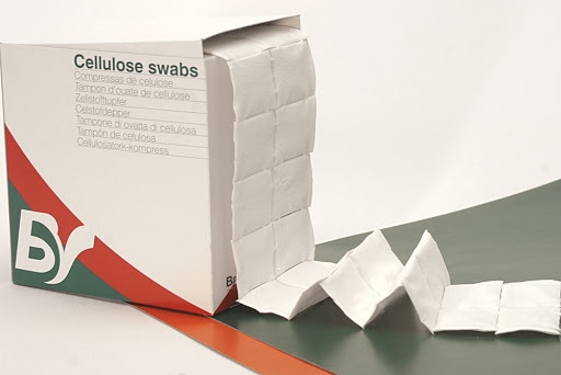 CELLULOSE SWAB 4x5CM - Bastos