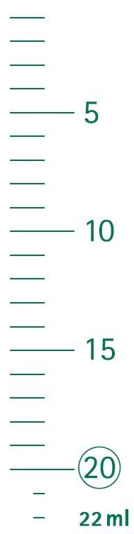 Syringe luerlock Beroject, 20ml grad 1ml centrisk - Beroject - 2