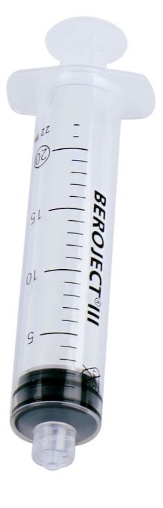 Syringe luerlock Beroject, 20ml grad 1ml centrisk - Beroject - 1