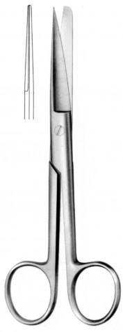 Operating Scissors, Standard, str., SH/BL, 13cm - Sitec