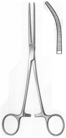 Artery Forceps, ROCHESTER-PEAN, cur., 14cm (Germ steel) - Sitec
