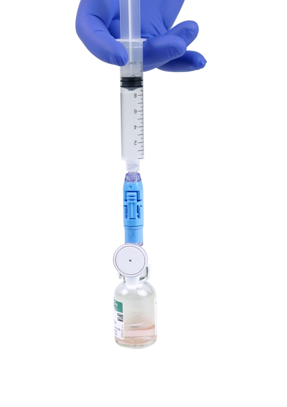 Mixing adapter ChemoLock, fits neck width 32mm - ICU Medical - 3