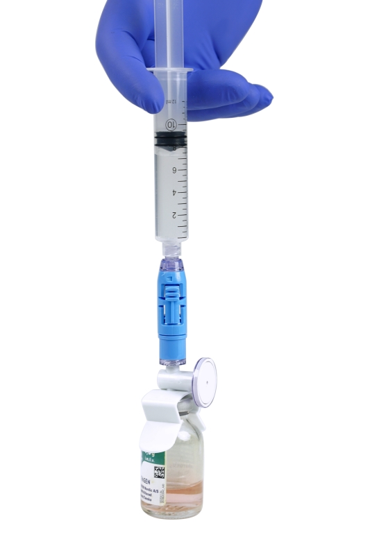 Mixing adapter ChemoLock, fits neck width 32mm - ICU Medical - 4