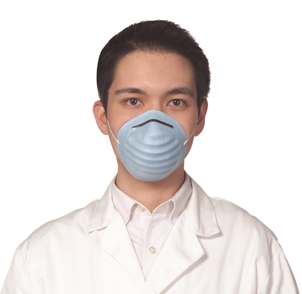 Hygiene mask Cone, cup shape, blue - Kolmi