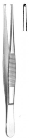 Tissue Forceps, STANDARD, 1:2, 14.5cm - Sitec
