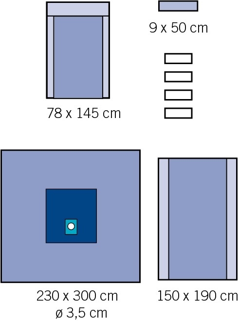 evercare® Hand/foot set, Mayo stand cover (NEW),sterile - evercare®