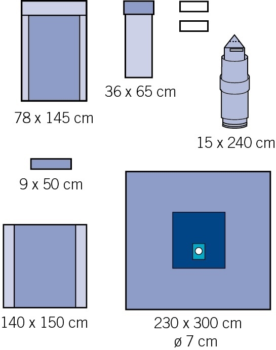 evercare® Knee arthroscopy set, Mayo stand cover (NEW),sterile - evercare®
