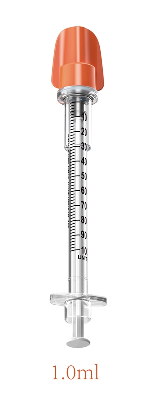 Syringe insulin Safety, 1ml 30G x 8mm U40 - Verifine - 3