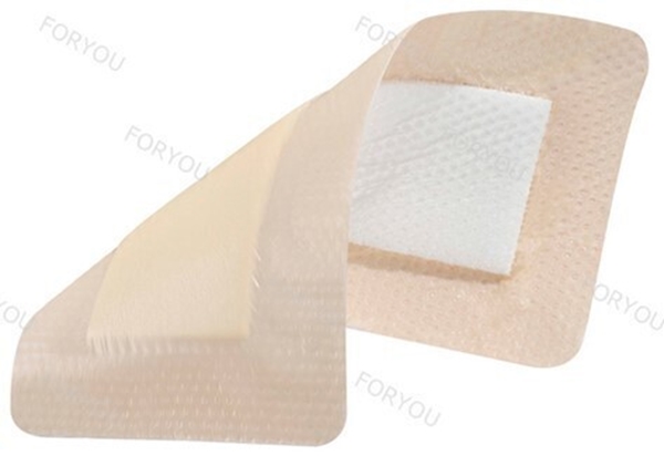 Silicone foam dressingLuofucon, 10x30cm normal border - Luofucon - 1