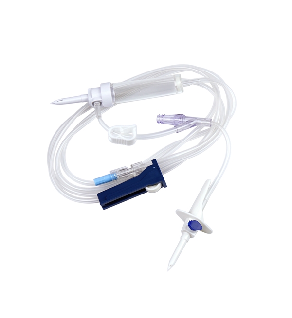 evercare® inLine Monoset, 1-way, PVC-free, 180cm side tube Clave - evercare® inLine - 1