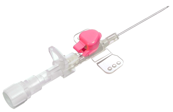 IV Catheter Polyflex Adva, port+wings PUR 20Gx32mm Pink - PolyFlex Adva