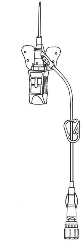 Nouvo Safety Set, Straight PUR 22Gx25mm Blue - Nouvo Safety  - 1