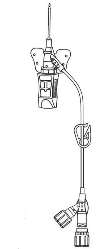 Nouvo Safety Set, Y-site PUR 18Gx32mm Green - Nouvo Safety  - 2
