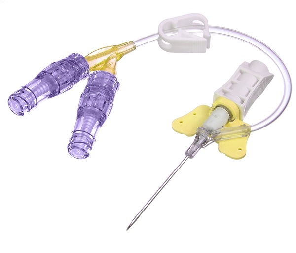 Nouvo Safety Set, Y Clave PUR 24Gx19mm Yellow - Nouvo Safety 