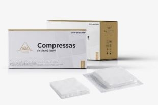 Gauze swabs, 10cmx10cm, sterile - ADA FIOS