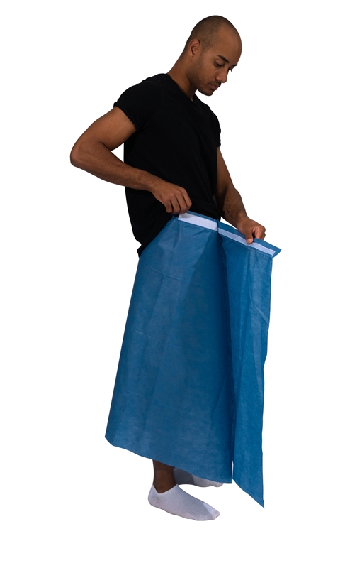 evercare® Patient Sarong, blue, non sterile - evercare® - 2