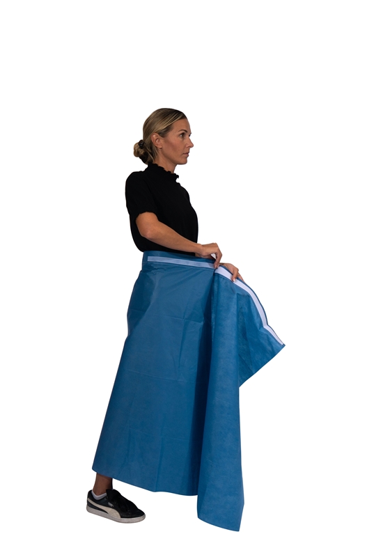 evercare® Patient Sarong, blue, non sterile - evercare® - 3