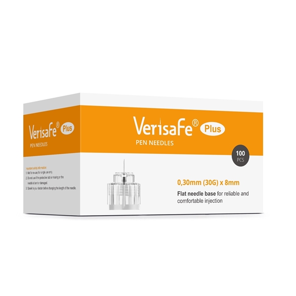 Verifine Plus 30G x 8mm, Verifine Plus pen needle - Verifine - 2
