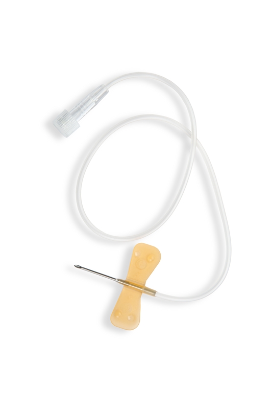 Butterfly needle Surflo, 25G 0.50x19mm tube 30cm Orange - Terumo