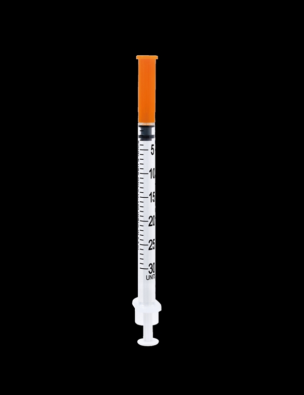 Syringe Insulin, 1,0ml 31G X 8mm U-100 - Verifine - 1