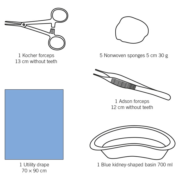 evercare® Washing set 389 sterile, sterile - evercare® Medikit