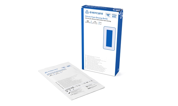 evercare® Silicone Foam Dressing Border, 20x10cm,normal,border,sterile - evercare® - 1