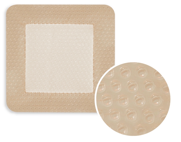evercare® Silicone Foam Dressing Border Lite, 7,5x7,5cm,lite,border,sterile - evercare® - 2