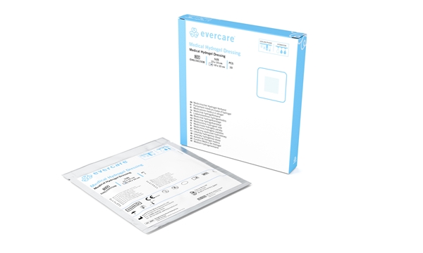 evercare®Medical Hydrogel dressing, 15x15cm,border,sterile - evercare® - 1