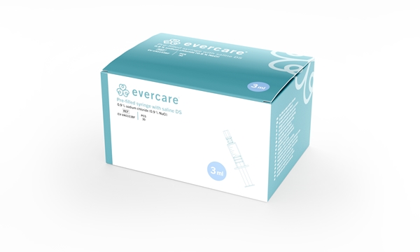 Pre-filled Syringe with Saline, 3ml (3ml in 10ml), DS - evercare® - 3