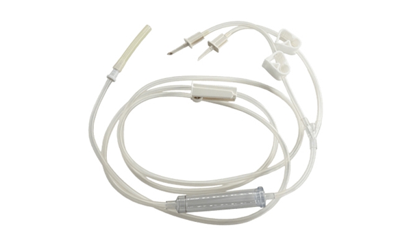 70254, Irrigation Set Double, Single Use, Sterile, Non-invasive (LEN±260cm, Ø4.8x6.8mm), LEN±260cm, Ø4.8x6.8mm - DispoMedical