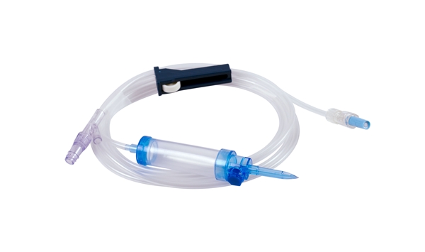 evercare® inLine Gravity set, Vented, FilterStop, Needle free connector, PVC-free, 180cm FilterStop Y-Clave - evercare® inLine - 1