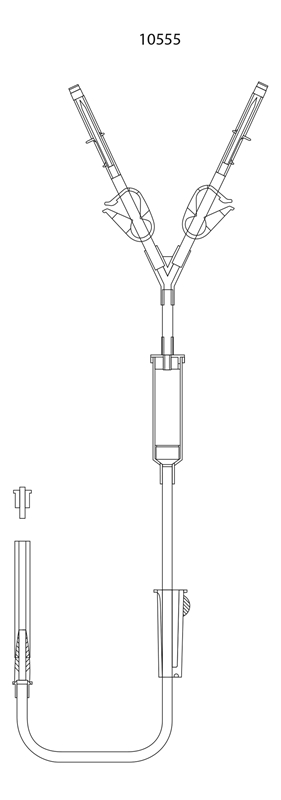 evercare® inLine Urological set, Y-type, PVC-free, 215cm PVC-free - evercare® inLine - 2