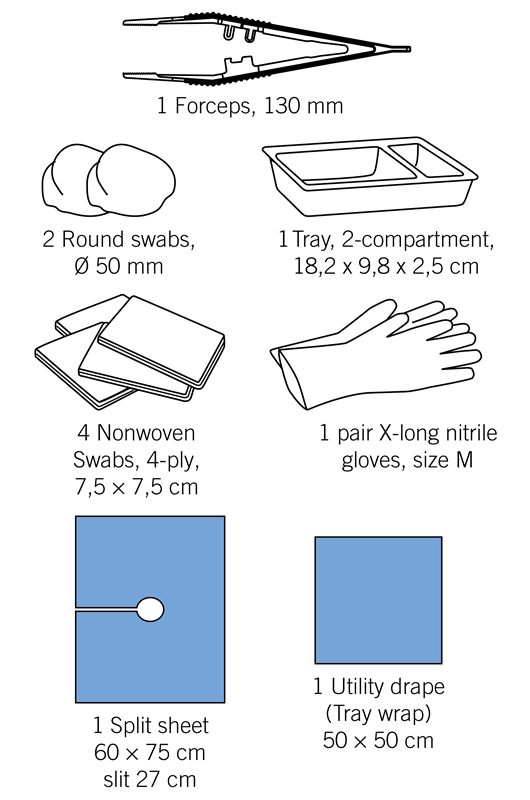 evercare® MediKit Catheterization Kit, small, nonwoven, sterile, small, nonwoven - evercare® Medikit