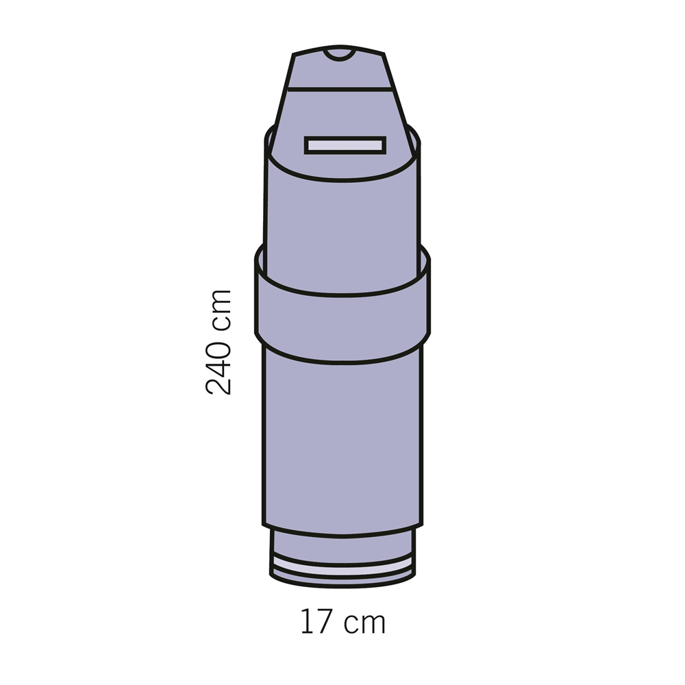evercare® Tube cover, elastic tip, 17 x 240 cm, 17x240cm elastic tip, sterile - evercare®