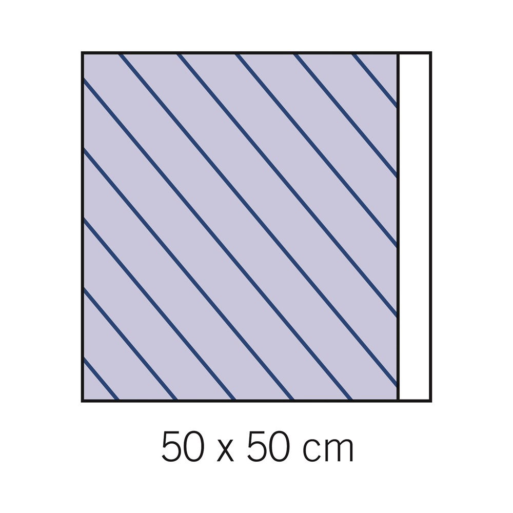 evercare® Adhesive drape sheet, 50 x 50 cm, 50x50cm, sterile - evercare®