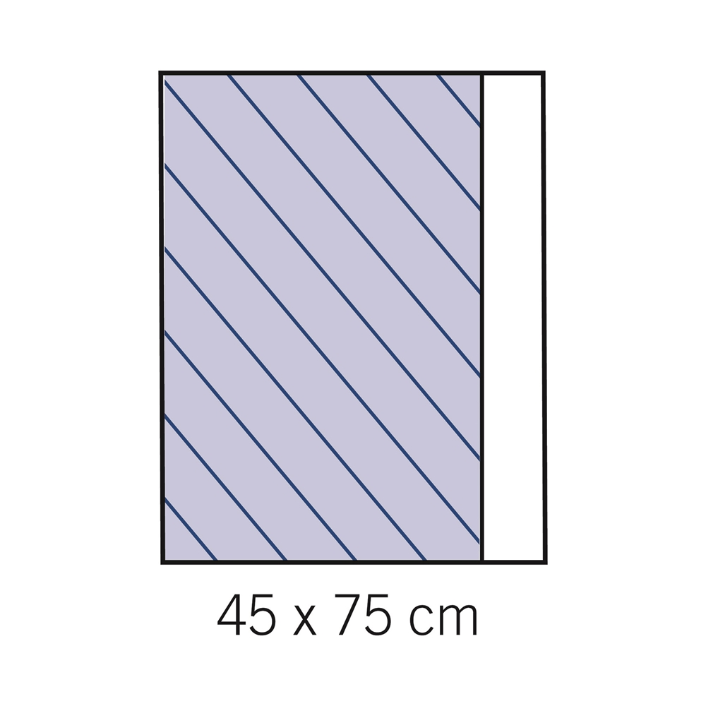 evercare® Adhesive drape sheet, 45 x 75 cm, 45x75cm, sterile - evercare®