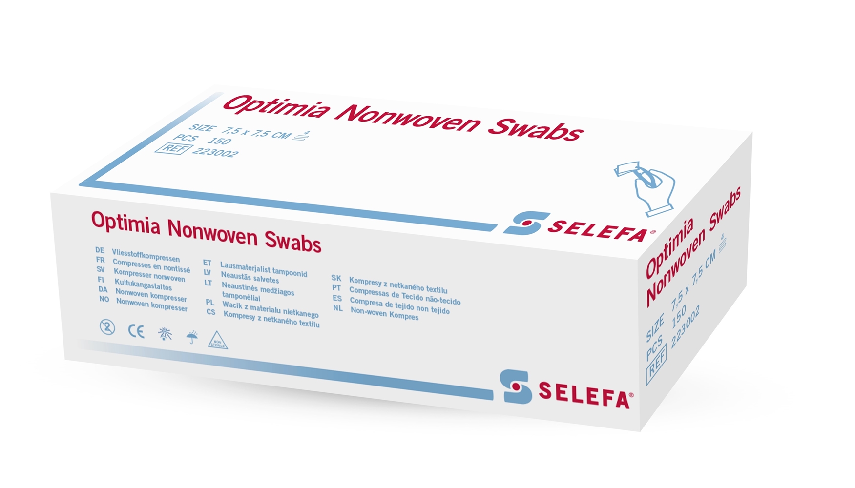 Selefa Optimia Nonwoven Swabs Evercare Medical