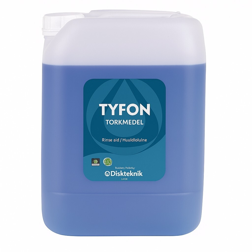 Tyfon Dishwasher rinse aid, 10.1kg, Nordic Swan - Tyfon